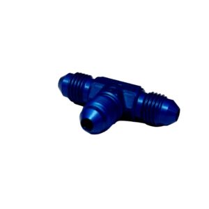 TEE:TUBE 1/4"MT (ALUM) 37-DEG