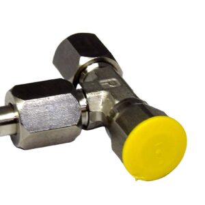 TEE:TUBE, 1/4" SWVL NUT, 316SS