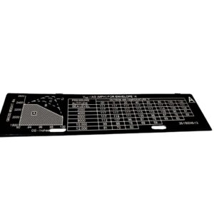 PLATE/PLACARD "A" 280FX MPH/F
