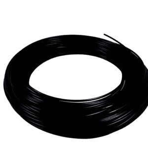 TUBE:0.250"BLKPOLY PPB-43-0500