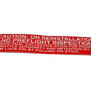 PLACARD:CAUTION, DUAL COLL.