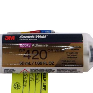 ADHESIVE:EPOXY, OFF WHITE 2PT
