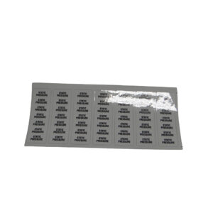TAPE:"STATIC PRESSURE" PLACARD